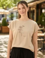 Camiseta Para Dama Básica Manga Corta Clásica