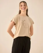 Camiseta Para Dama Básica Manga Corta Clásica - Image 4